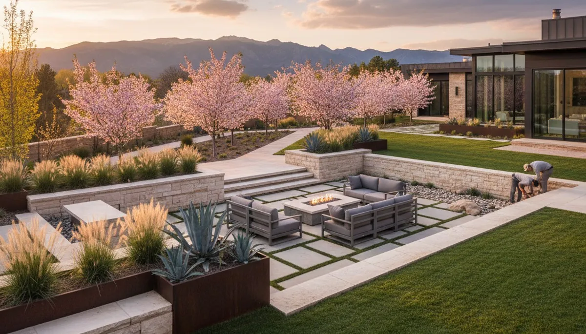 Denver, CO landscaping services for residential and commercial outdoor design and maintenance