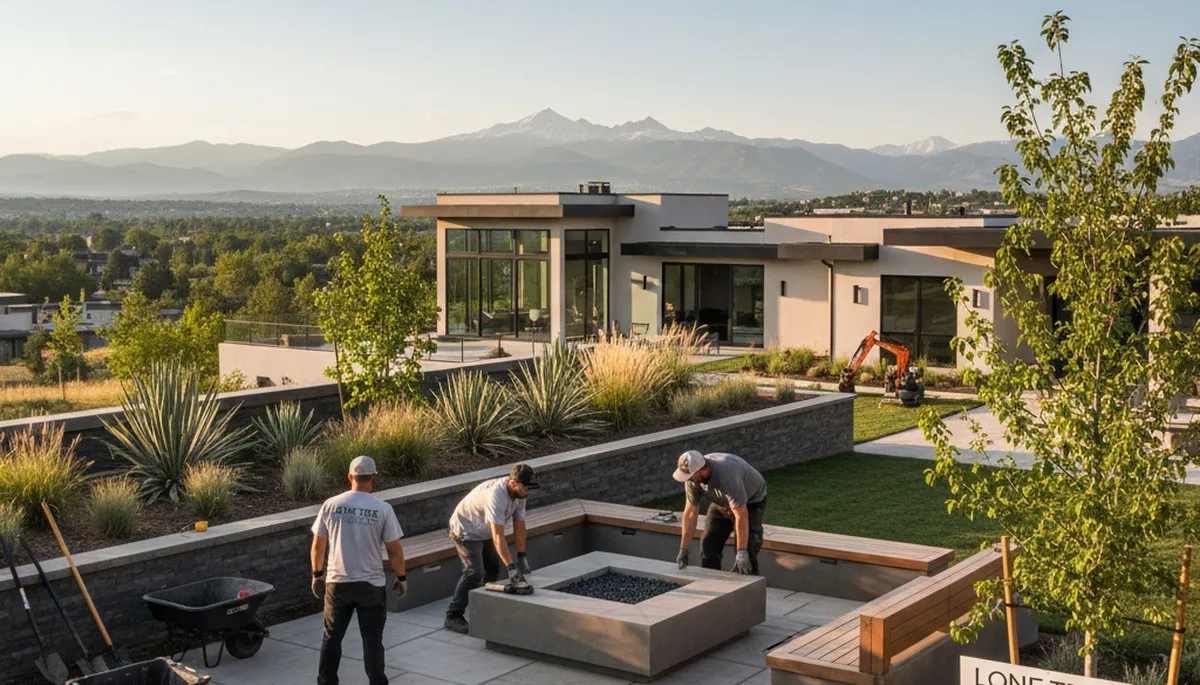 Landscape company team serving Denver, CO with professional landscaping services