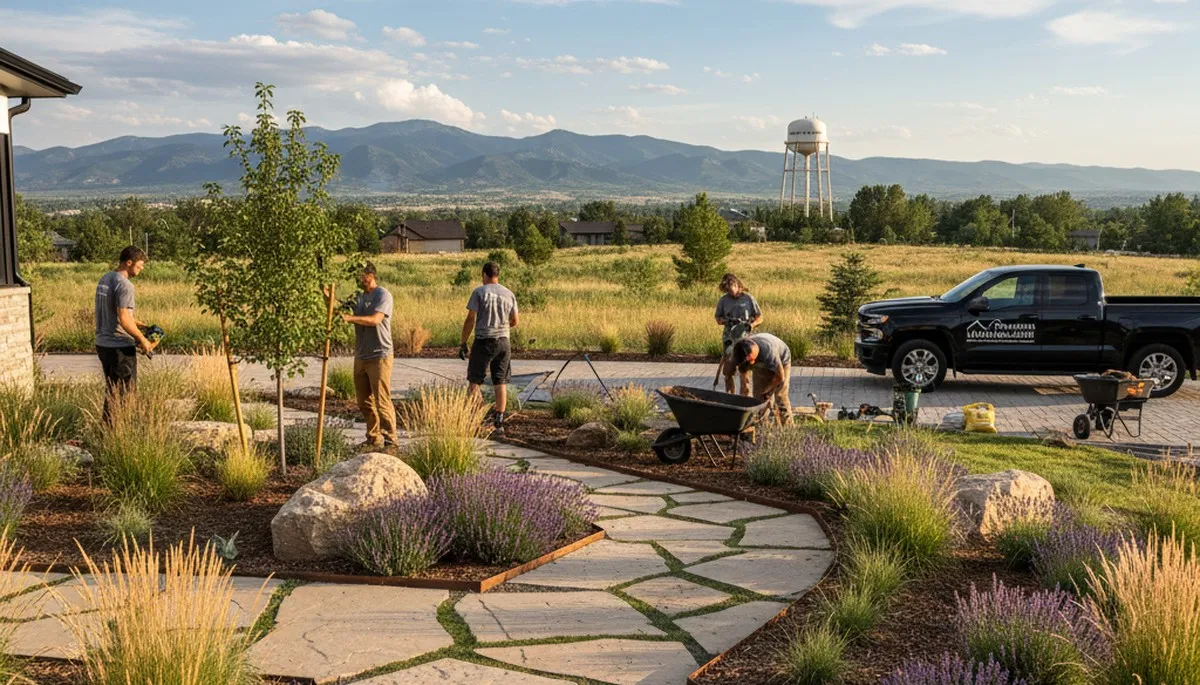 Denver, CO landscaping team providing professional yard design and maintenance services